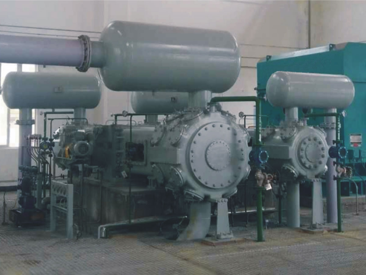 Reciprocating process compressor