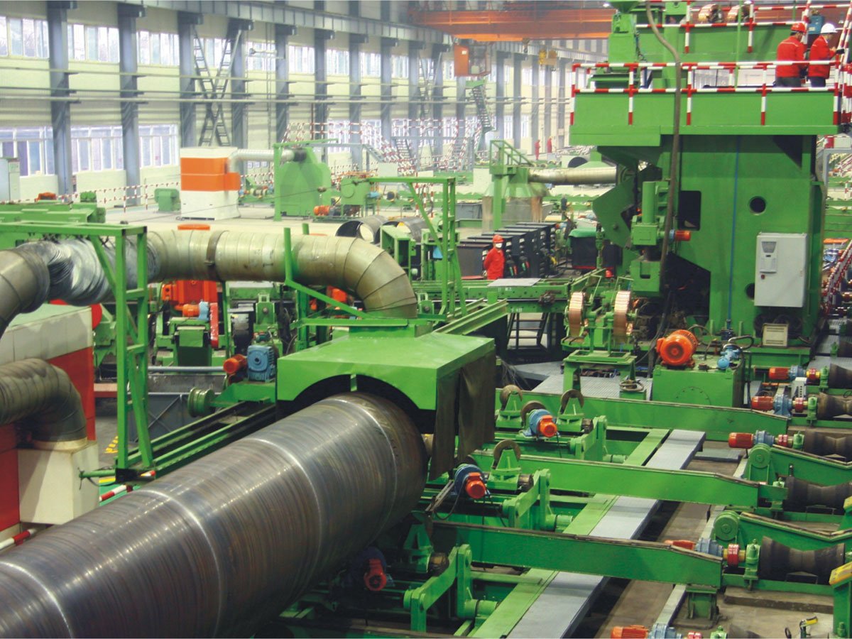 Petroleum steel pipe production line