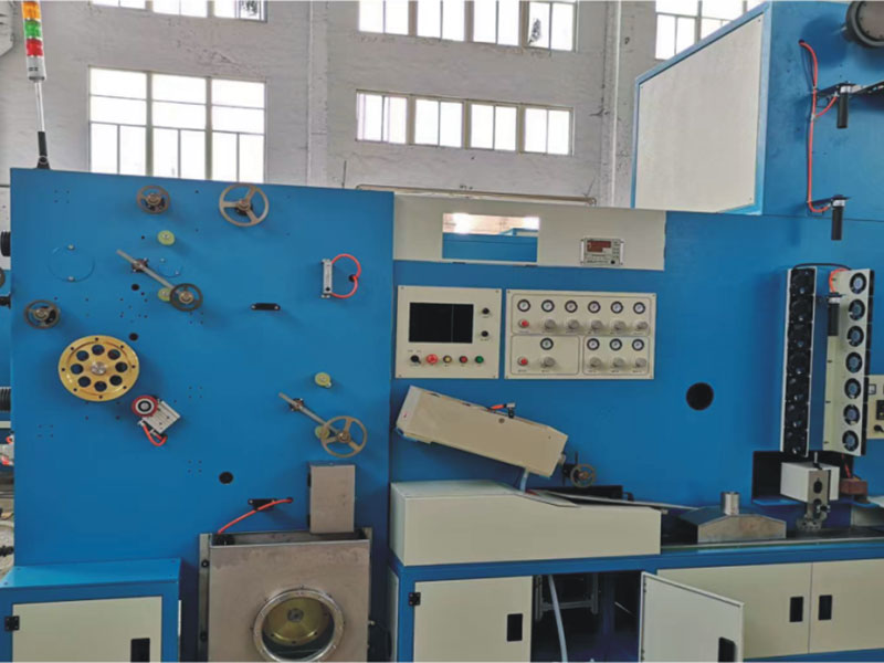 High speed welding strip machine